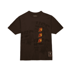 Travis Scott x M&N USC Trojans Seal Tee Brown